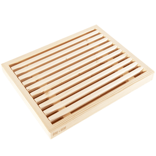 FRENCH PINEWOOD BREAD CHOPPING BOARD - DYKE & DEAN