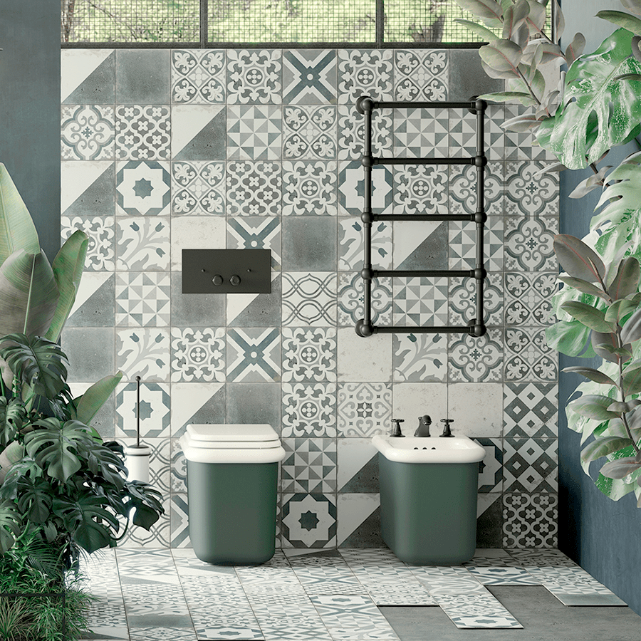 GEORGIAN CORNERS TOILET FLUSH PLATE CHROME - DYKE & DEAN