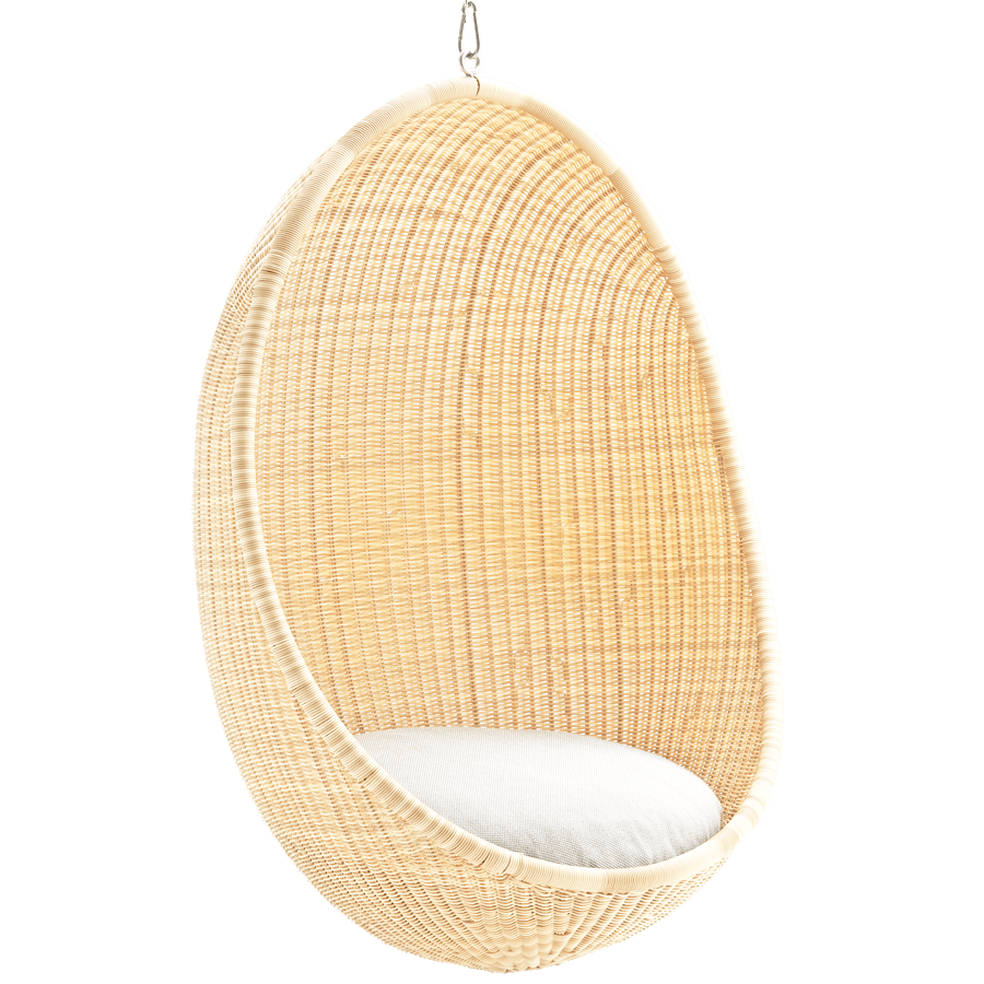 HANGING EGG EXTERIOR CHAIR RATTAN - DYKE & DEAN