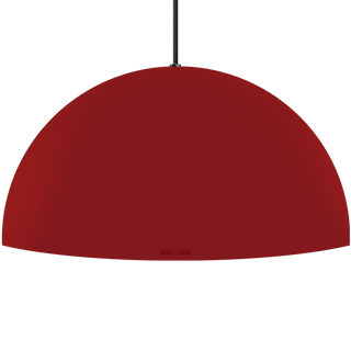 HEMISPHERE DOME PENDANT LIGHT BESPOKE COLOUR 600MM - DYKE & DEAN