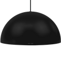 HEMISPHERE DOME PENDANT LIGHT BLACK 600MM - DYKE & DEAN