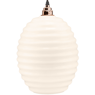 HIVE OPALINE GLASS PENDANT SHADE - DYKE & DEAN