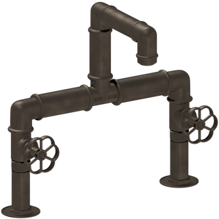 INDUSTRIAL BRIDGE MOUNTED FLOWER TAPS - DYKE & DEAN