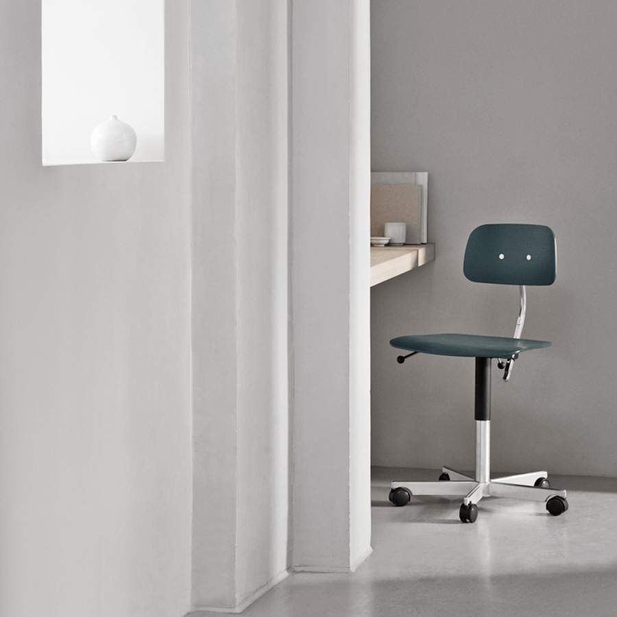 KEVI 2533 OFFICE CHAIR ASH SOFT WHITE - DYKE & DEAN