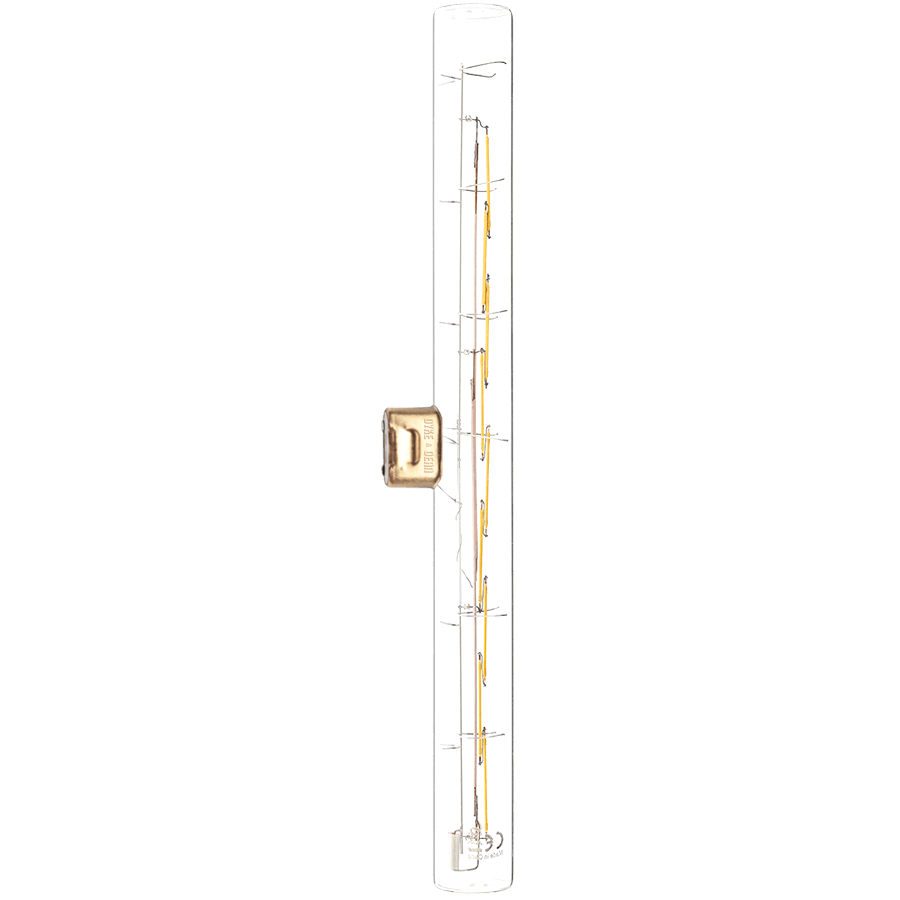 LED FILAMENT GLASS TUBE PEG BULB 8W 300MM - DYKE & DEAN