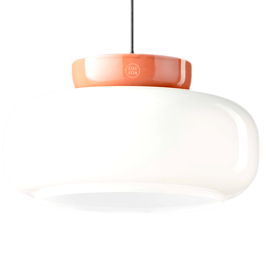 MARACANÀ CERAMIC GLASS PENDANT SHADE LAMP - DYKE & DEAN