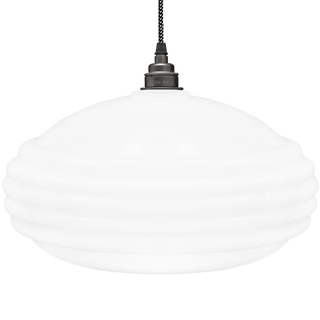 MEMPHIS OPALINE GLASS PENDANT SHADE - DYKE & DEAN