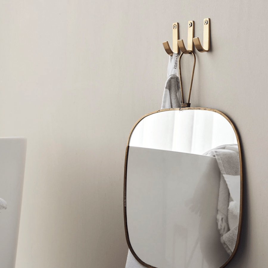 MERAKI 3 HOOKS BRASS - DYKE & DEAN