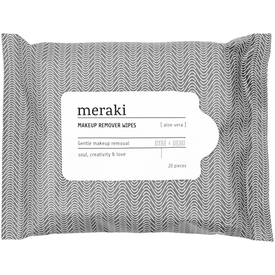 MERAKI MAKEUP REMOVING WIPES ALOE VERA - DYKE & DEAN