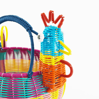 MEXICAN MULTI COLOURED EGG BASKET - DYKE & DEAN