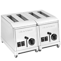 MILAN TOASTER 4 SLICE CHROME - DYKE & DEAN
