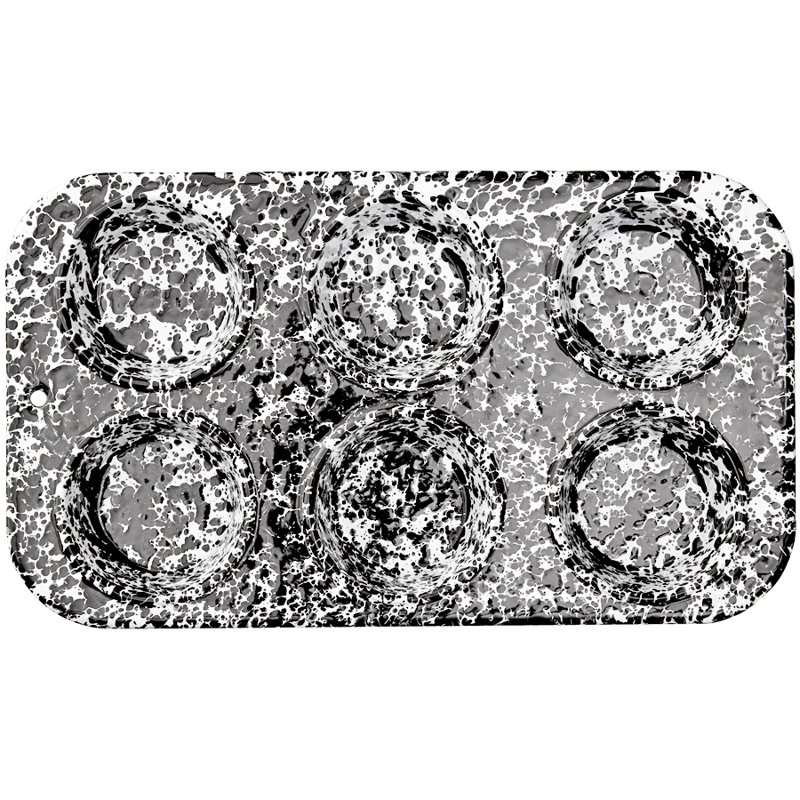 MUFFIN PAN BLACK MARBLE - DYKE & DEAN