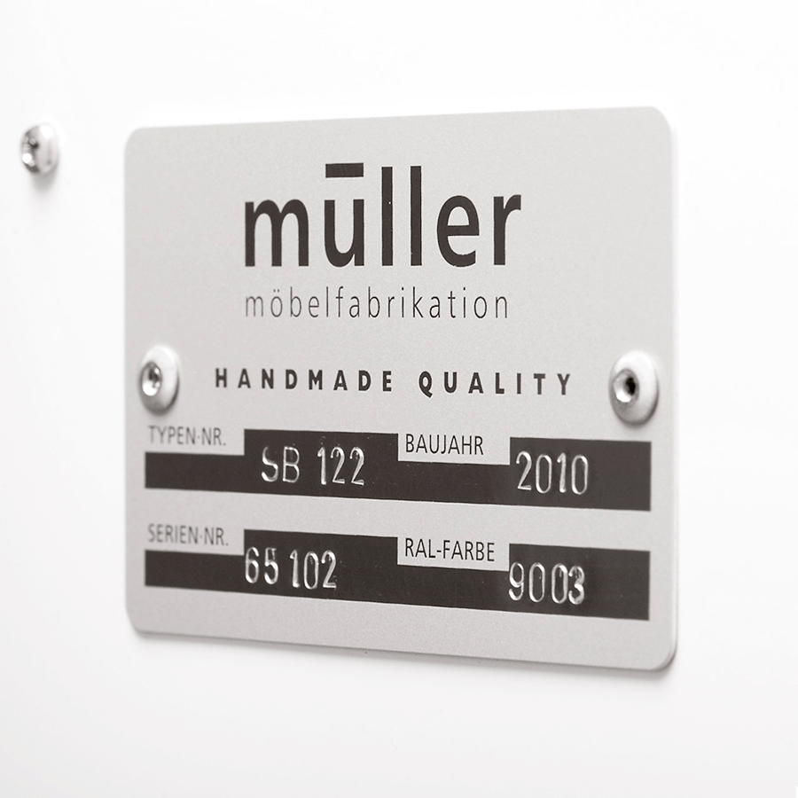 MULLER CLASSIC DOUBLE CABINET WHITE - DYKE & DEAN