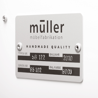 MULLER CLASSIC DOUBLE CABINET WHITE - DYKE & DEAN