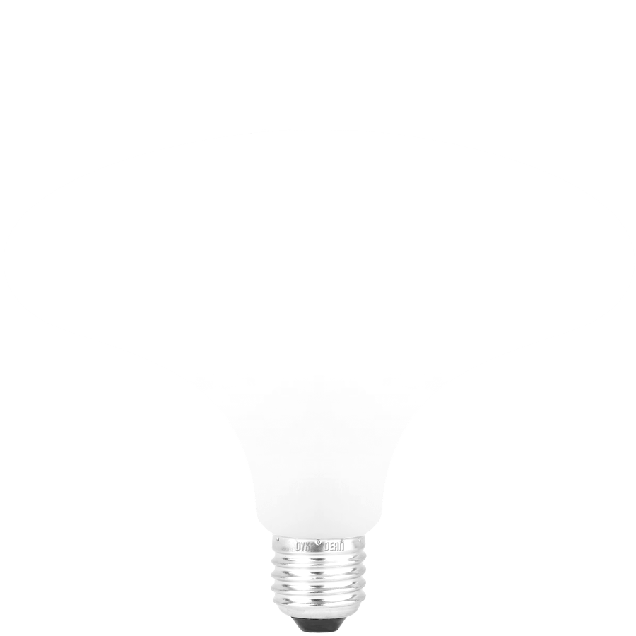 MUSHROOM LED PORCELAIN E27 BULB - DYKE & DEAN