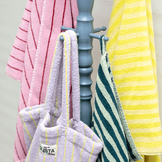 NARAM BATH TOWELS BABY PINK & SKI PATROL - DYKE & DEAN