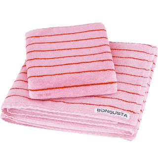 NARAM BATH TOWELS BABY PINK & SKI PATROL - DYKE & DEAN