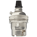 NICKEL BAYONET GRIP BULB HOLDER - DYKE & DEAN