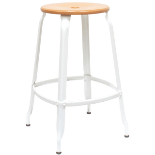 NICOLLE STOOL WOODEN SEAT 60cm - DYKE & DEAN