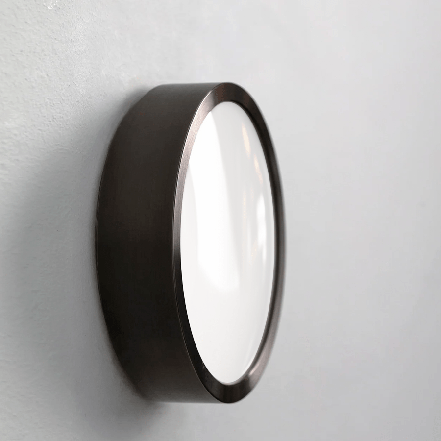 OAK WOOD DISC WALL LIGHT - DYKE & DEAN