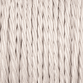 Off white twisted fabric-covered lighting cable