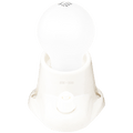 OFF WHITE LIGHT SWITCHED CERAMIC FIXED SOCKET LAMP - DYKE & DEAN