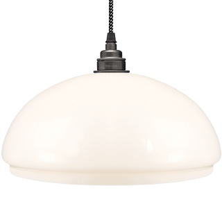 OPAL GLASS DOME LAMP SHADE MEDIUM - DYKE & DEAN