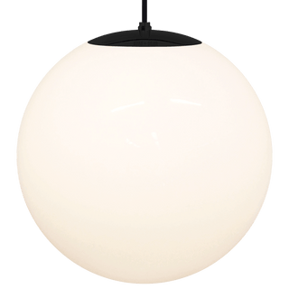 OPAL GLOBE PENDANT BLACK 500mm - DYKE & DEAN