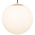 OPAL GLOBE PENDANT BRASS 500mm - DYKE & DEAN