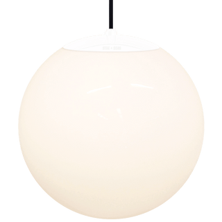 OPAL GLOBE PENDANT WHITE 400mm - DYKE & DEAN