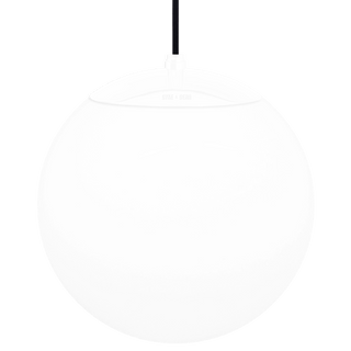 OPAL GLOBE PENDANT WHITE 400mm - DYKE & DEAN