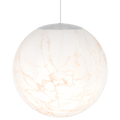 OPAL MARBLE GLOBE CORAL PENDANT 300mm - DYKE & DEAN