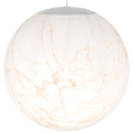 OPAL MARBLE GLOBE CORAL PENDANT 500mm - DYKE & DEAN