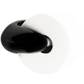OPEN PORCELAIN TOILET PAPER HOLDER BLACK - DYKE & DEAN