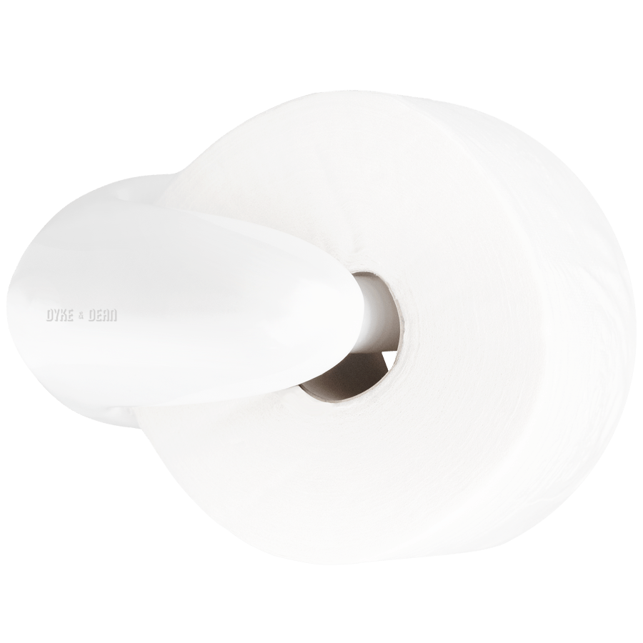 OPEN PORCELAIN TOILET PAPER HOLDER - DYKE & DEAN