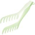 PASTA SERVING TONGS - GREEN - DYKE & DEAN