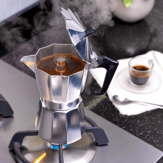 PEZZETTI ESPRESSO COFFEE MAKER DOVE GREY 3 CUP - DYKE & DEAN