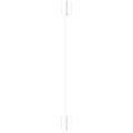 PLASTIC WHITE PEG TUBE BULB DOUBLE MOUNT 1000 - DYKE & DEAN