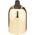 PLATED BRASS DROP CAP BULB HOLDER - DYKE & DEAN