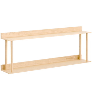 PLATFORM 2 WALL SHELF NATURAL OAK - DYKE & DEAN