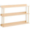 PLATFORM 3 WALL SHELF NATURAL OAK - DYKE & DEAN