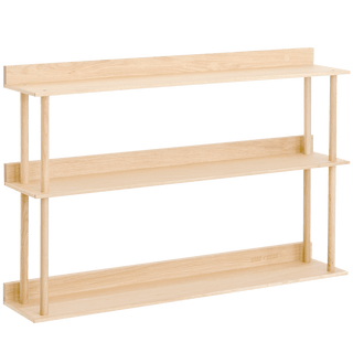 PLATFORM 3 WALL SHELF NATURAL OAK - DYKE & DEAN