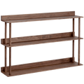 PLATFORM 3 WALL SHELF WALNUT - DYKE & DEAN