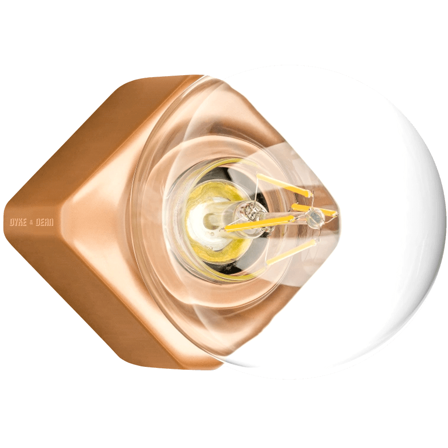 PORCELAIN CUBUS WALL & CEILING LAMP COLOURS - DYKE & DEAN