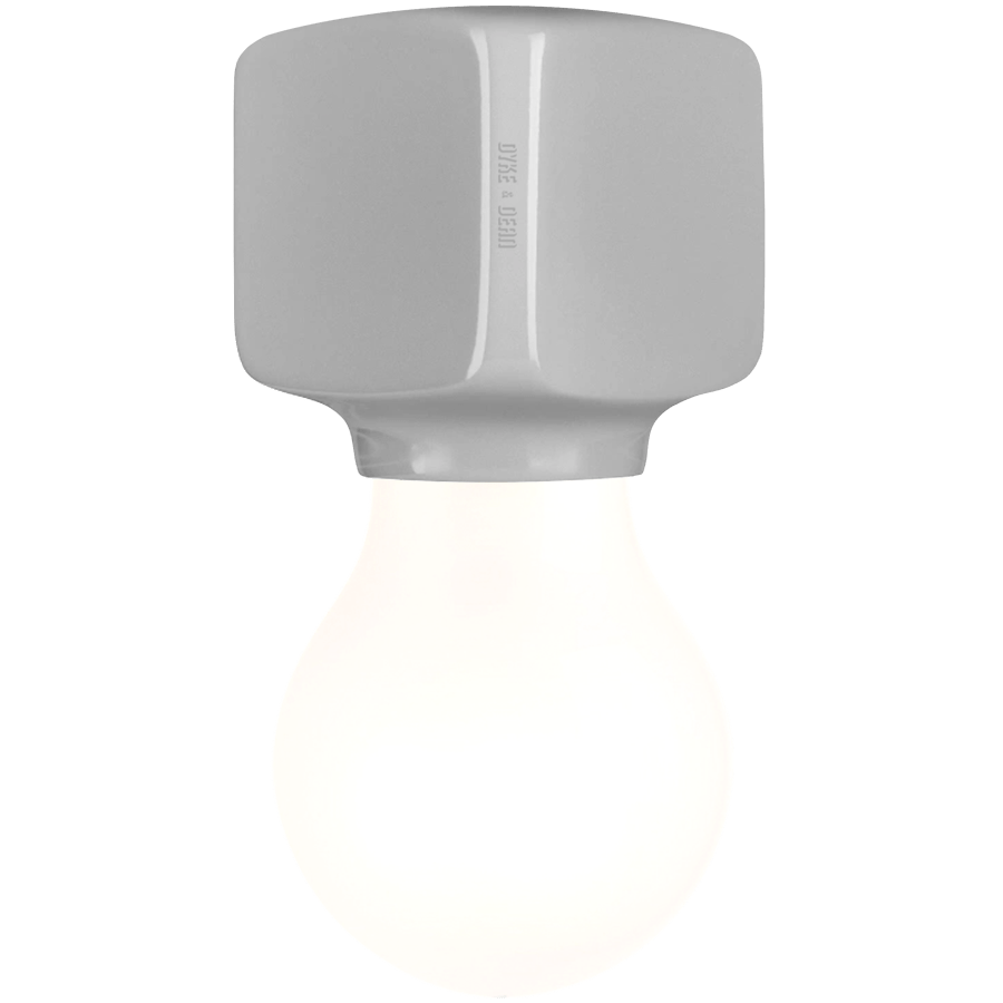 PORCELAIN CUBUS WALL & CEILING LAMP COLOURS - DYKE & DEAN