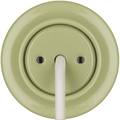 PORCELAIN WALL CABLE GLAND SOCKET MOSS GREEN - DYKE & DEAN