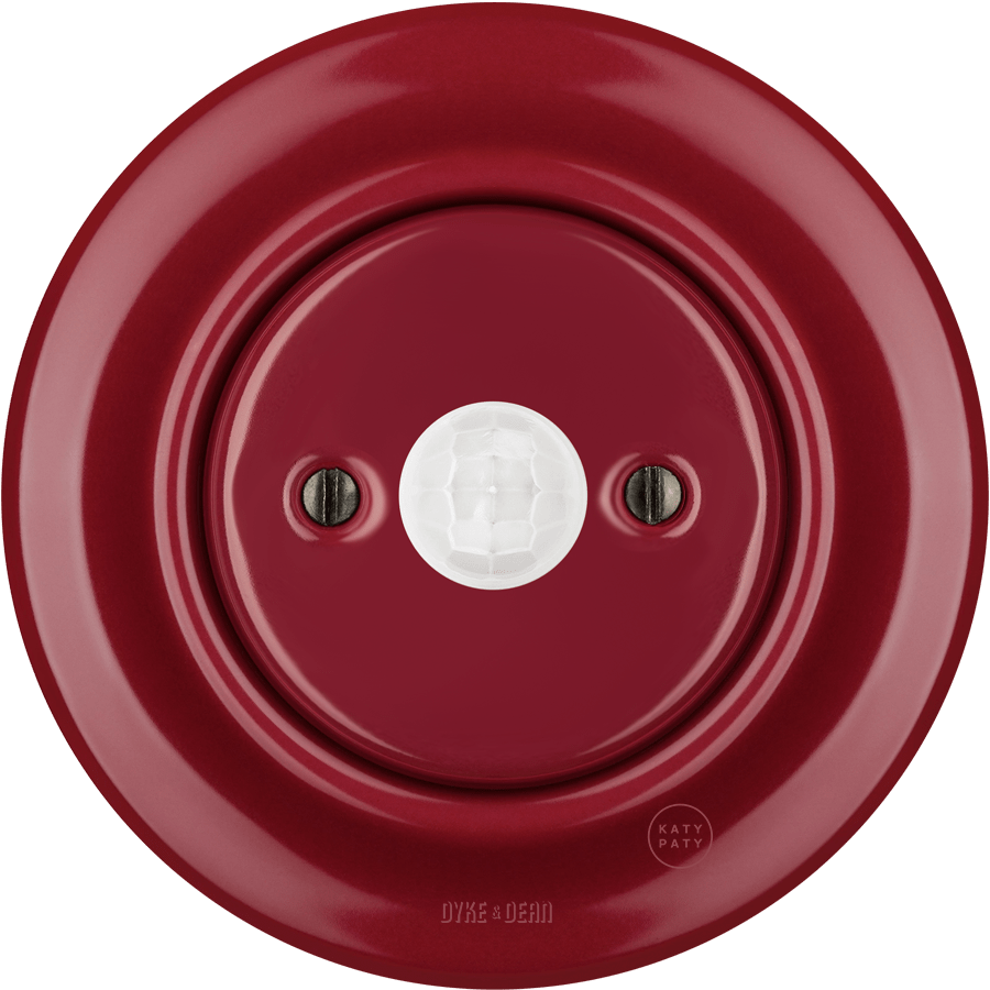 PORCELAIN WALL CABLE MOTION SENSOR BURGUNDY - DYKE & DEAN