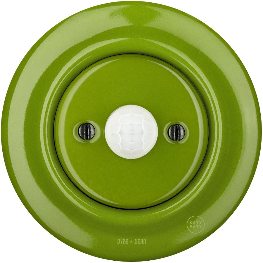 PORCELAIN WALL CABLE MOTION SENSOR GREEN - DYKE & DEAN