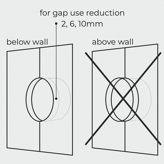 PORCELAIN WALL CABLE MOTION SENSOR GREY GREEN - DYKE & DEAN