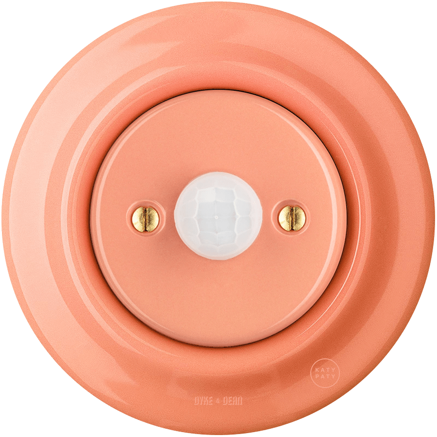 PORCELAIN WALL CABLE MOTION SENSOR SALMON - DYKE & DEAN